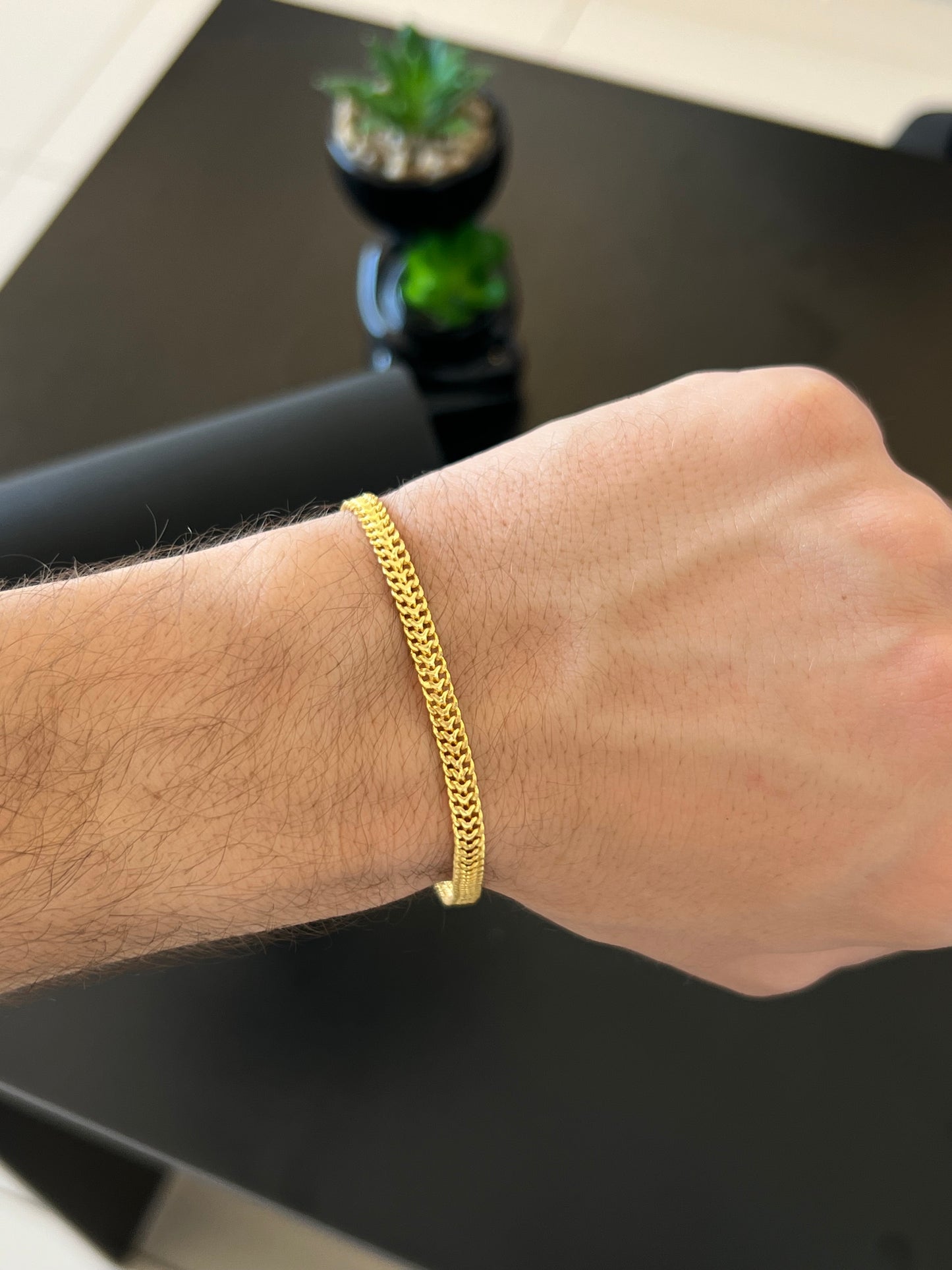 Pulseira Union 5mm (Banhado a ouro 18k)