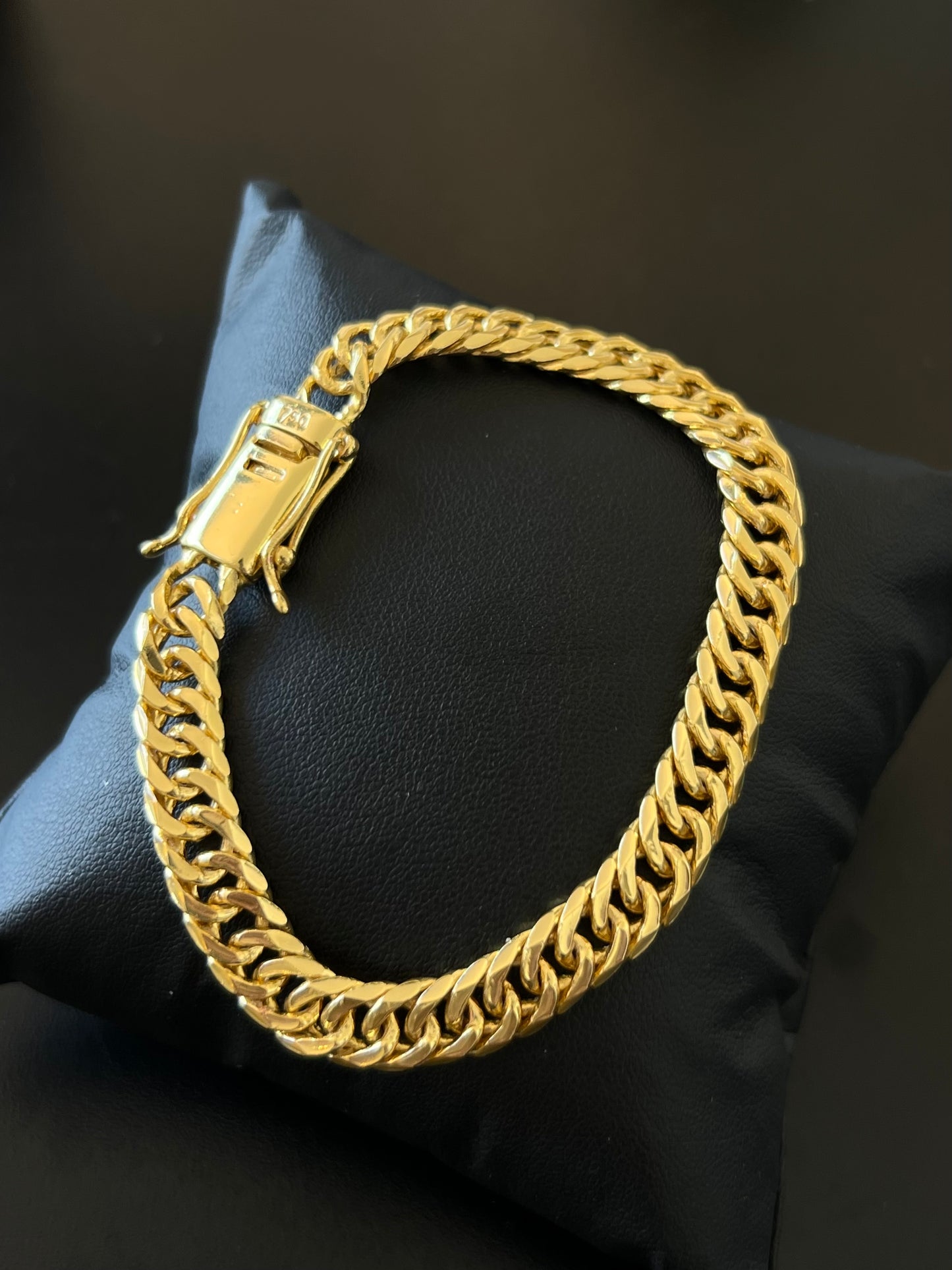 Pulseira Grumet Duplo 9mm (Banhado a ouro 18k)