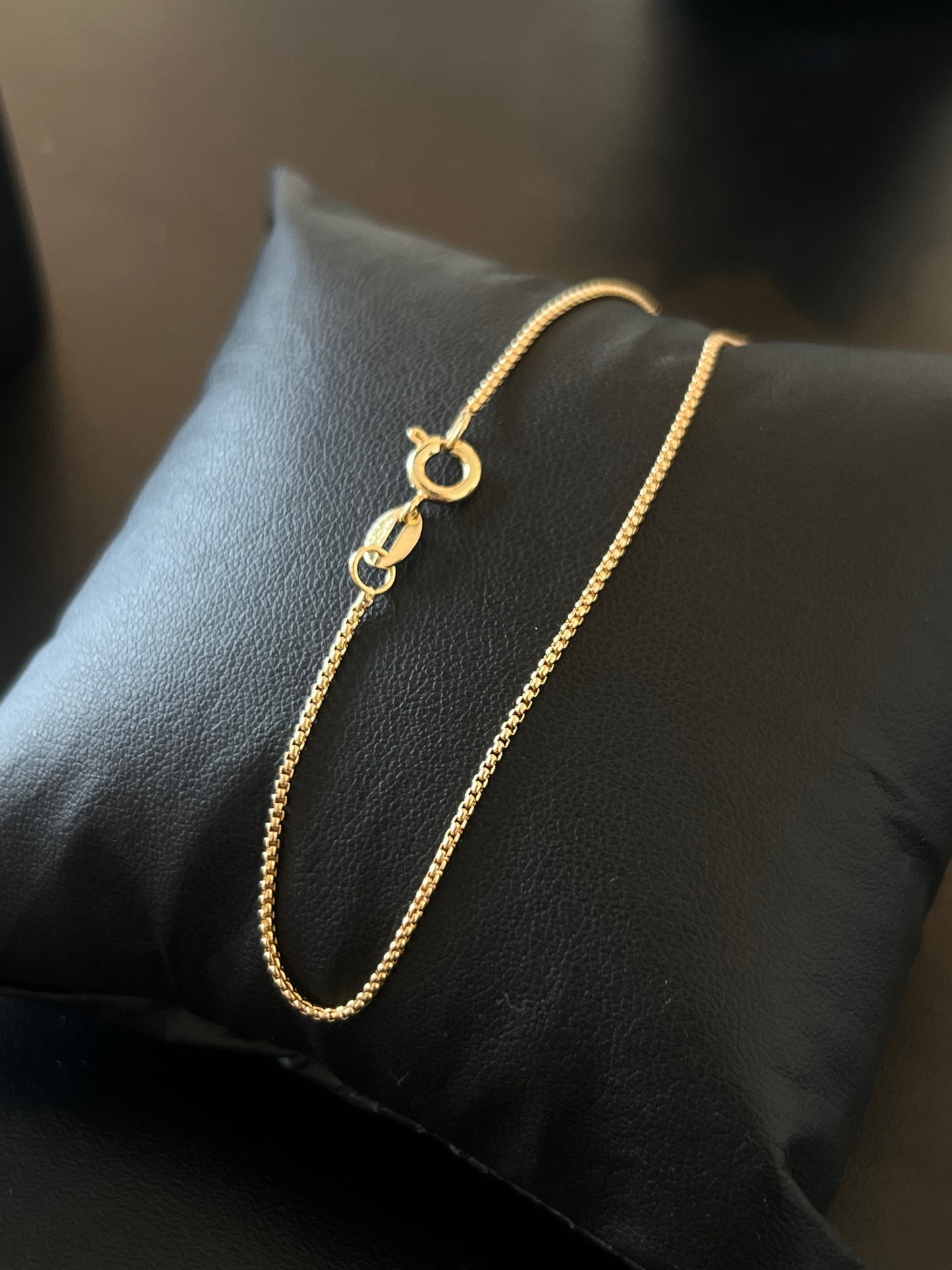 Pulseira veneziana 1.3mm (Banhado a ouro 18k)