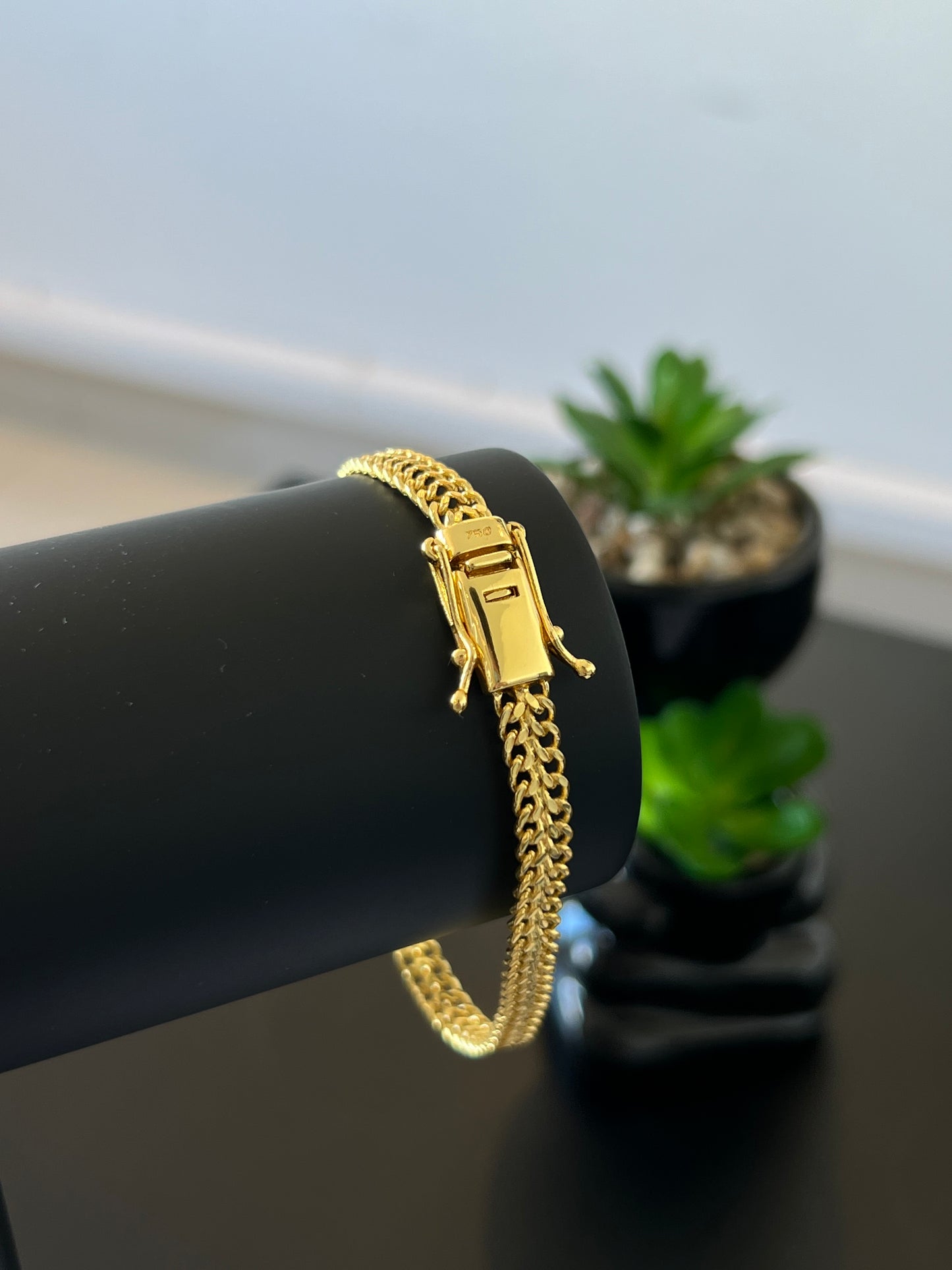 Pulseira Union 6.5mm (Banhado a ouro 18k)