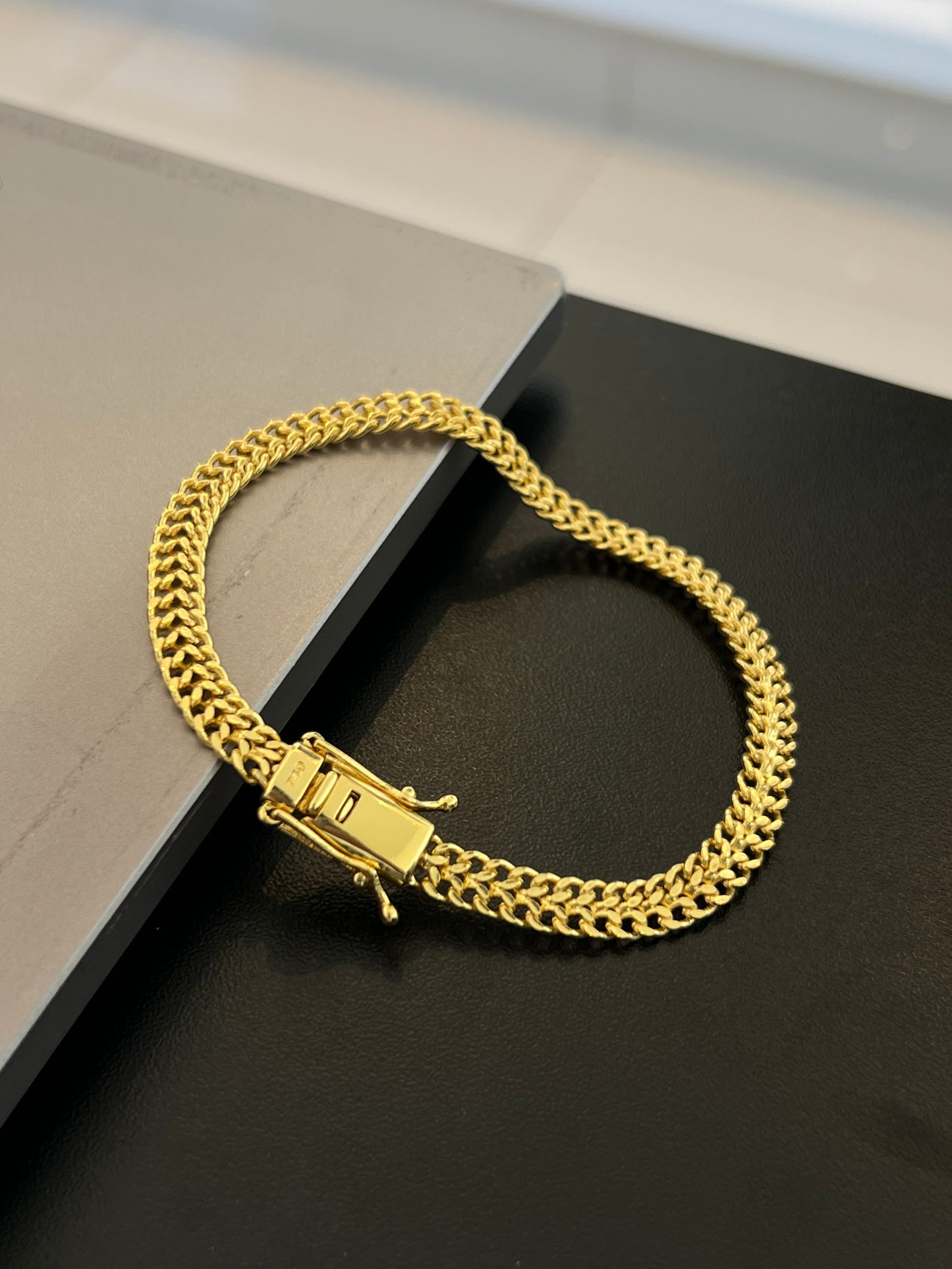 Pulseira Union 6.5mm (Banhado a ouro 18k)