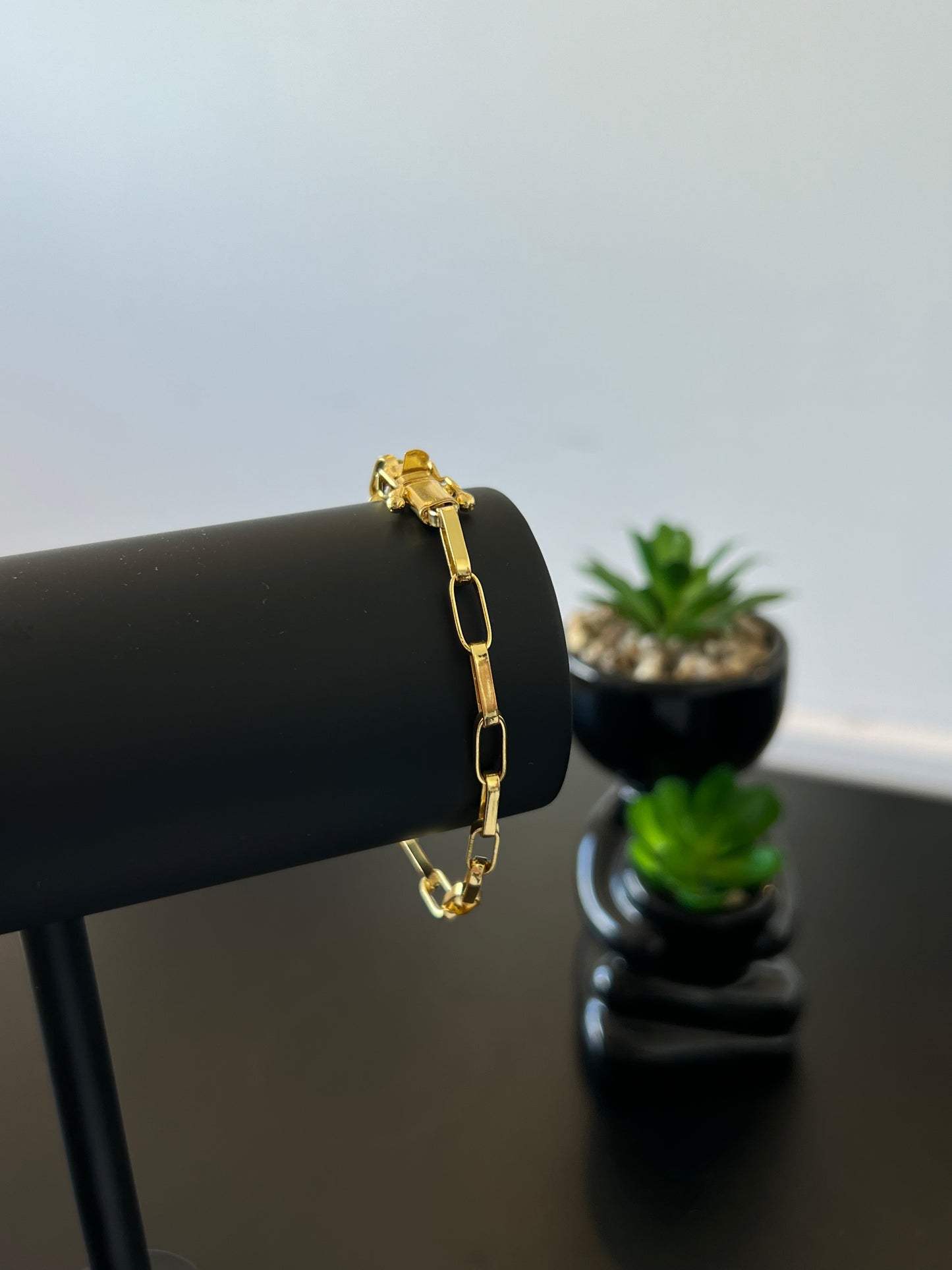 Pulseira Tijolinho 5.5mm (Banhado a ouro 18k)