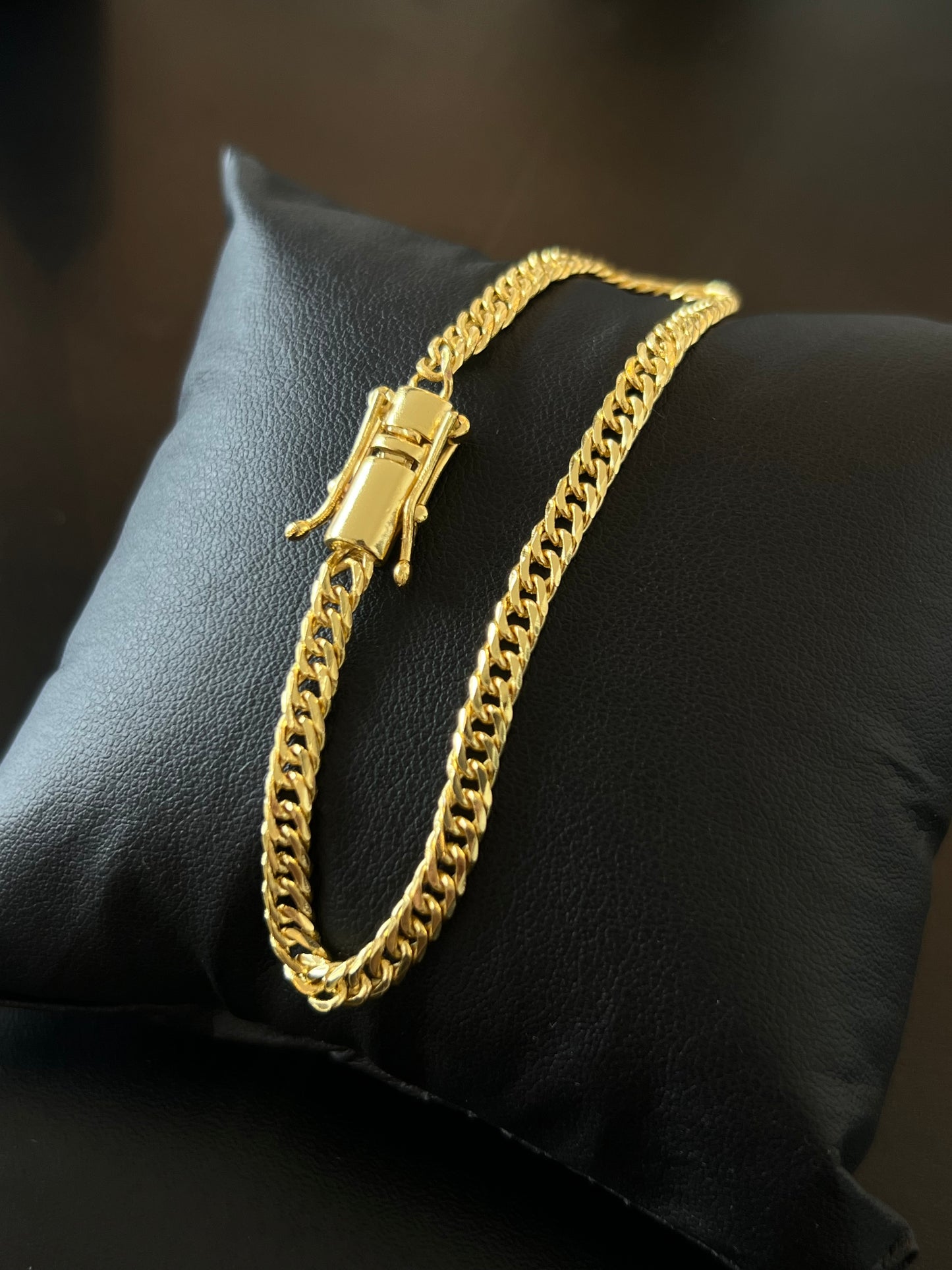 Pulseira Grumet duplo 5mm (Banhado a ouro 18k)