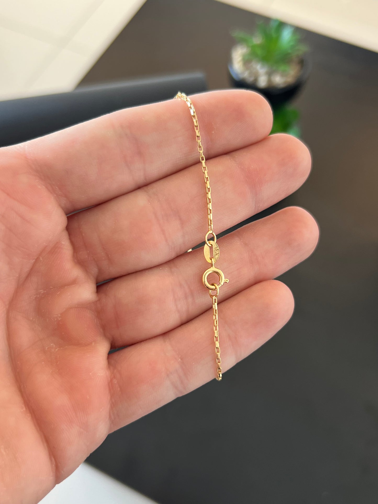 Pulseira Tijolinho 2mm (Banhado a ouro 18k)