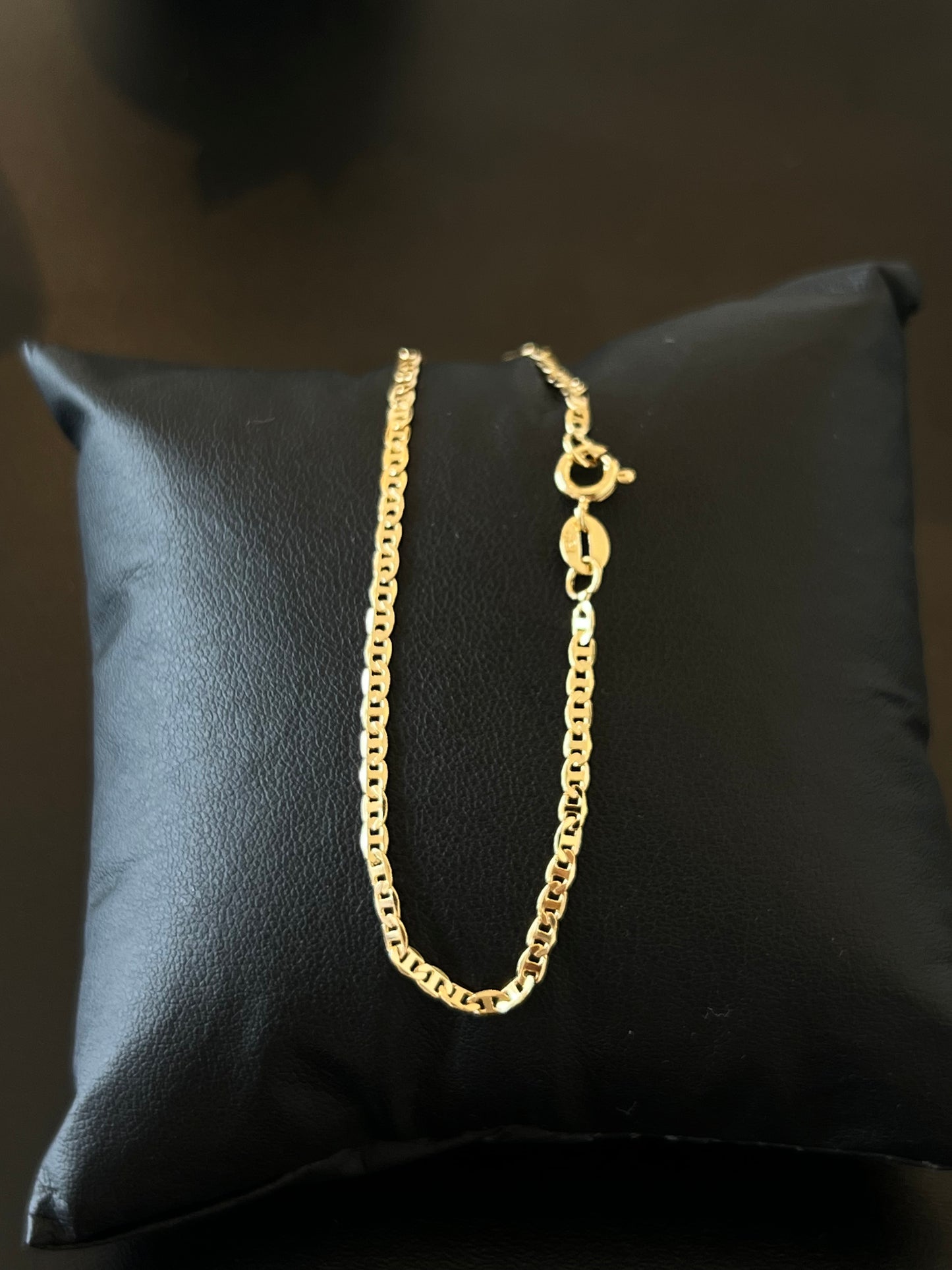 Pulseira piastrine 2mm (Banhado a ouro 18k)