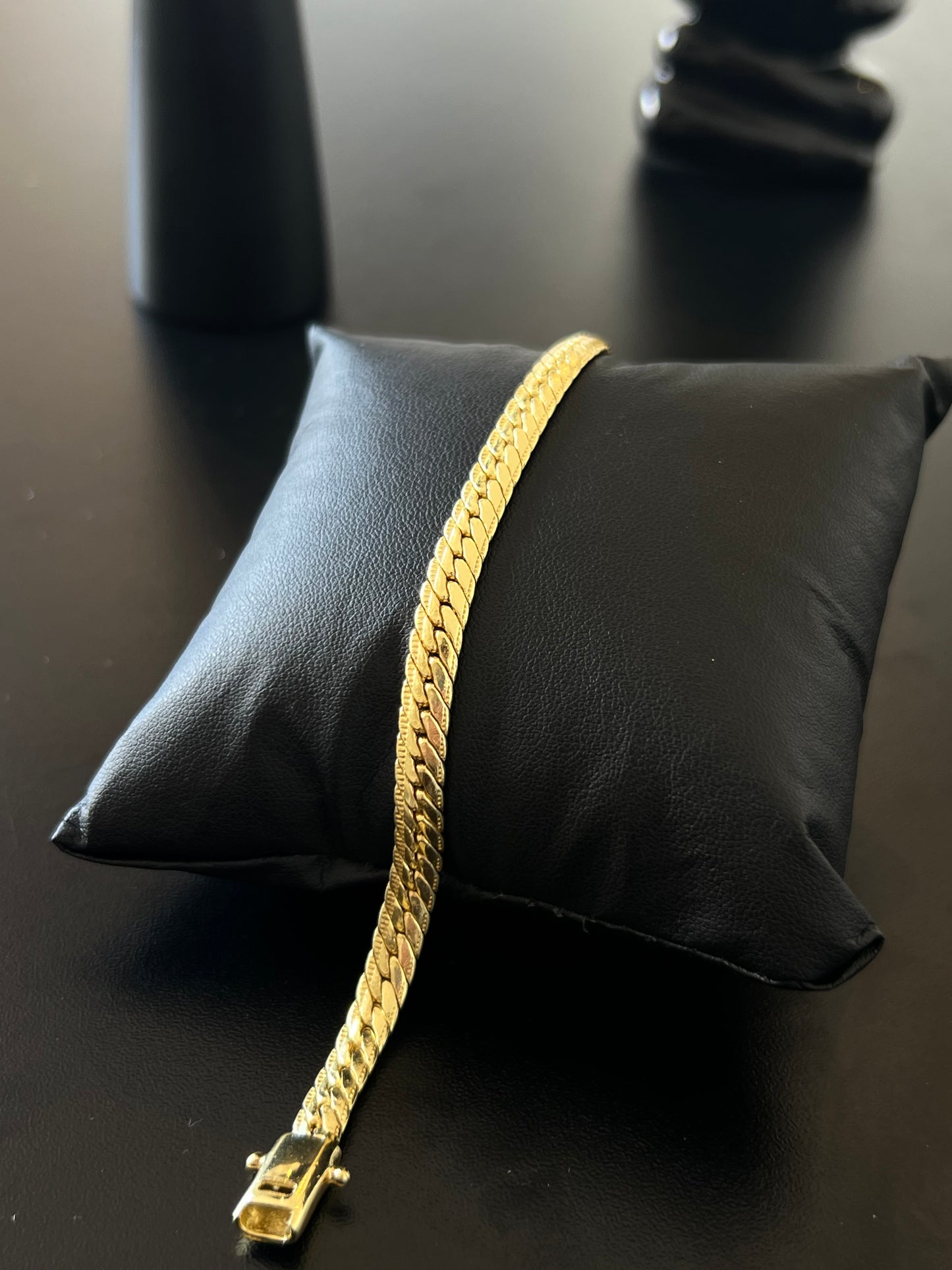 Pulseira Grumet laminada 6mm (Banhado a ouro 18k)