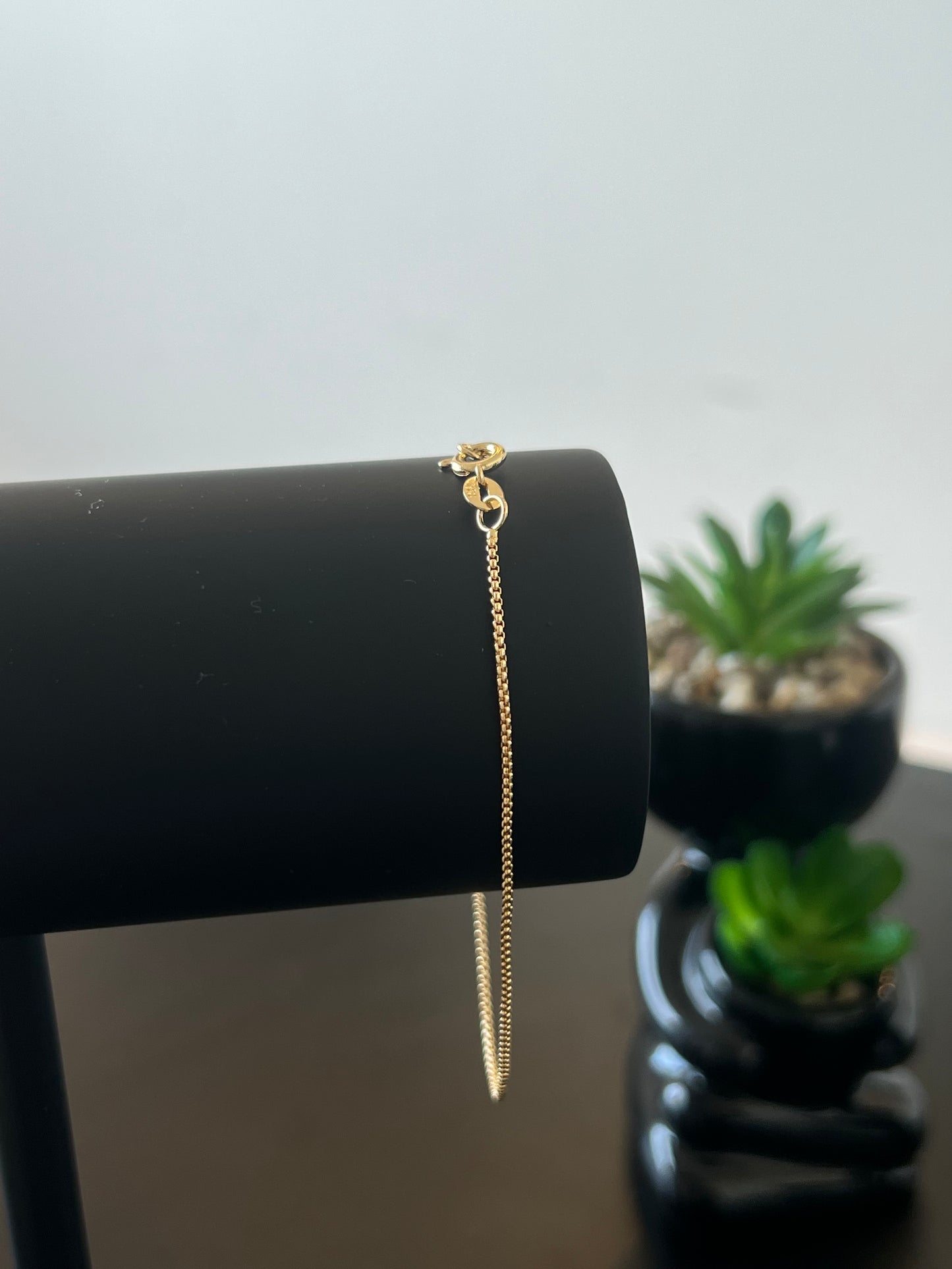 Pulseira veneziana 1.3mm (Banhado a ouro 18k)
