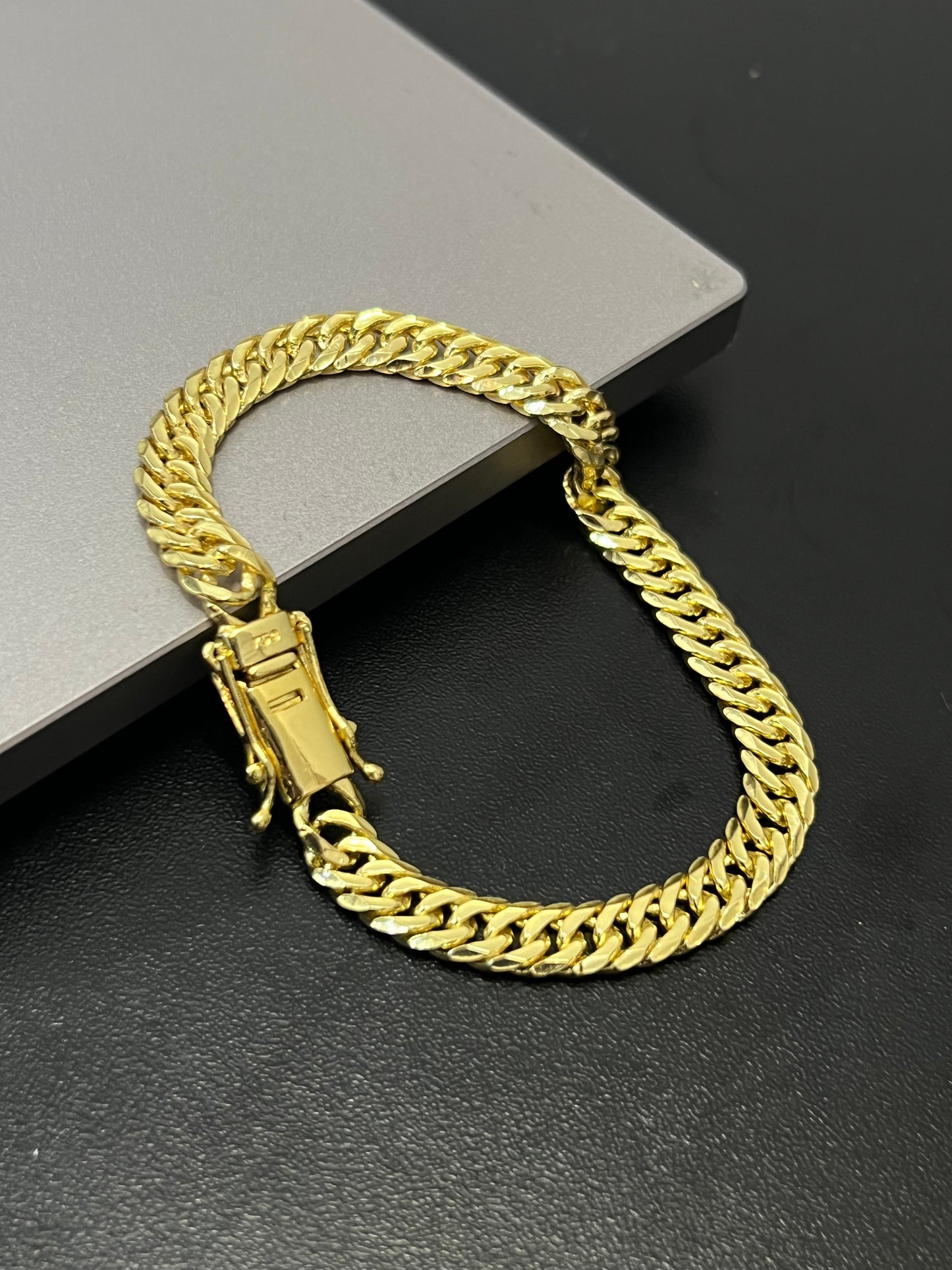 Pulseira Grumet Duplo 7mm (Banhado a ouro 18k)