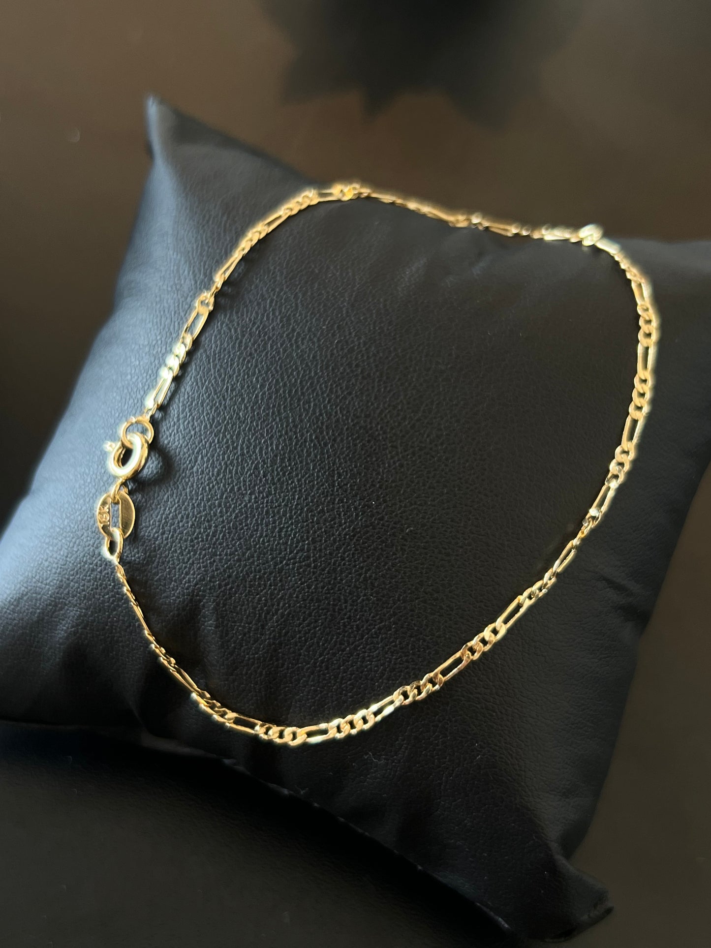 Pulseira Elo 3 por 1 2mm (Banhado a ouro 18k)