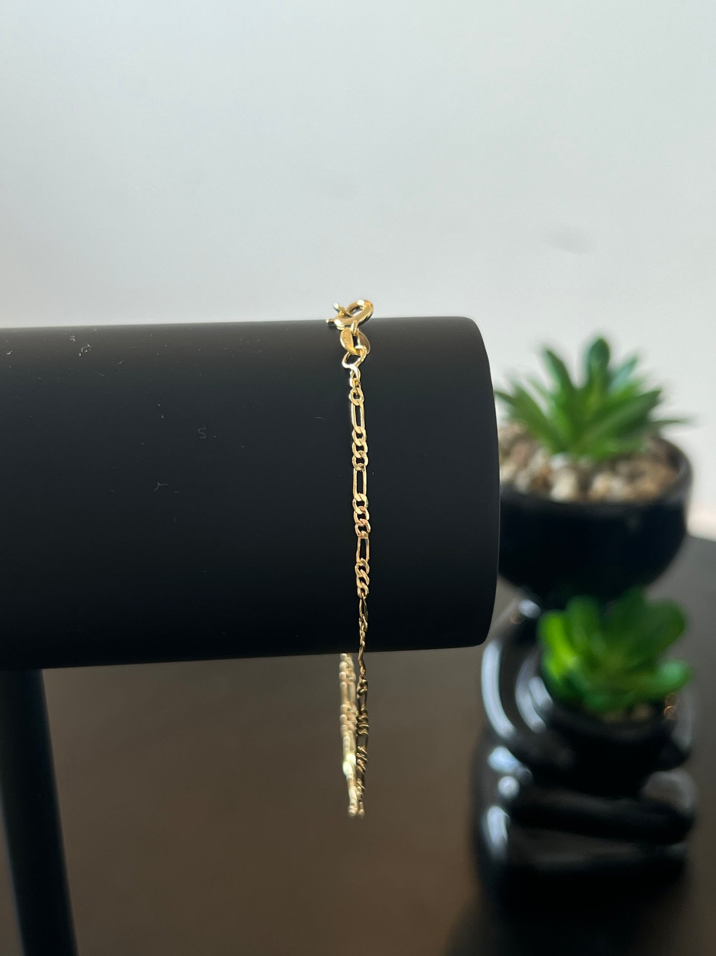 Pulseira Elo 3 por 1 2mm (Banhado a ouro 18k)