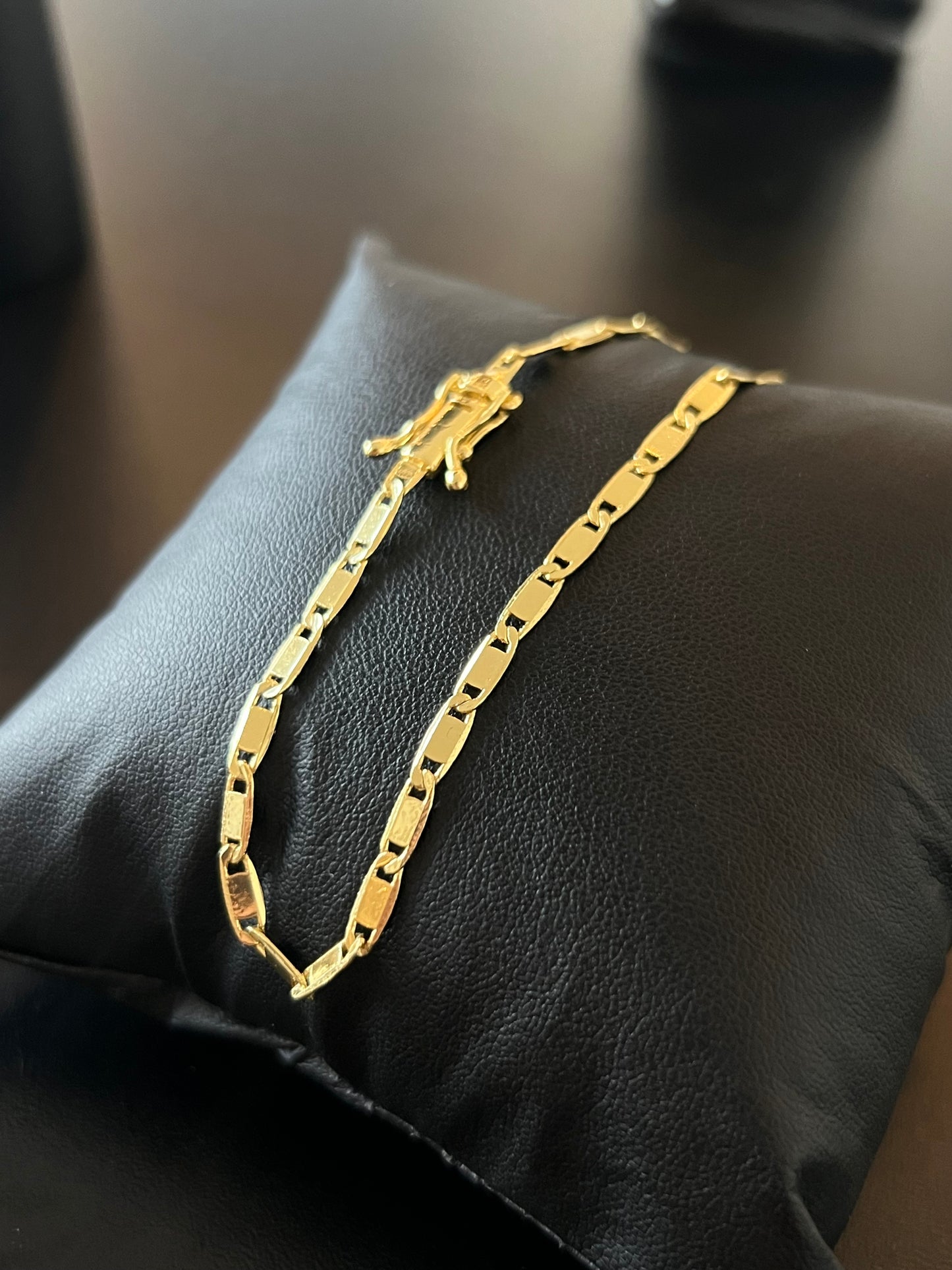 Pulseira Piastrine 4mm (Banhado a ouro 18k)