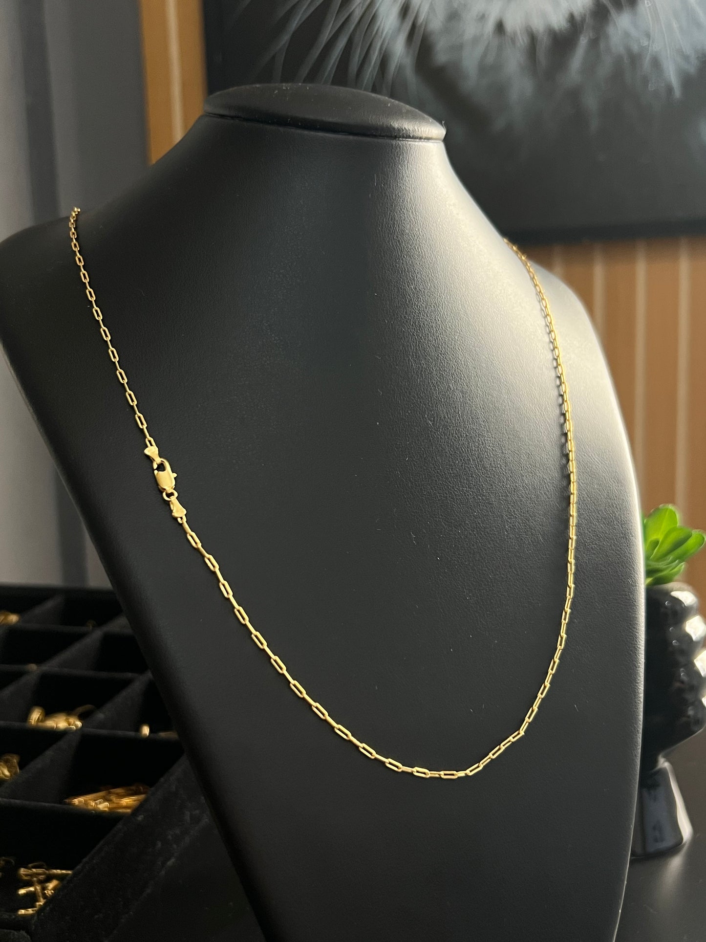 Corrente Cartie 2mm - 70cm (Banhado a ouro 18k)