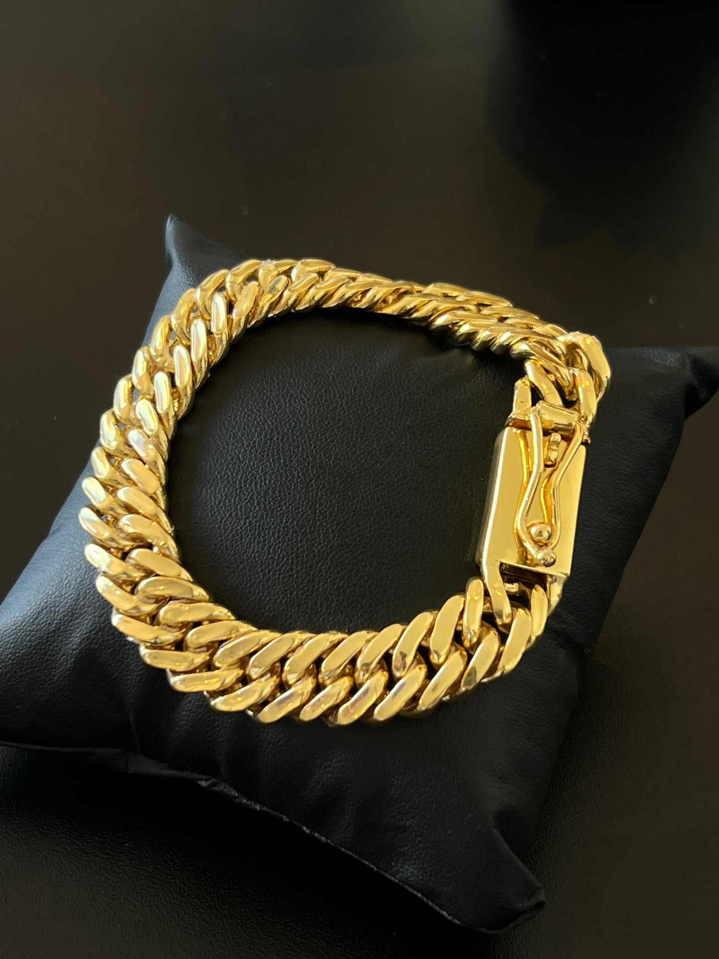Pulseira Grumet Duplo 13mm (Banhado a Ouro 18K)
